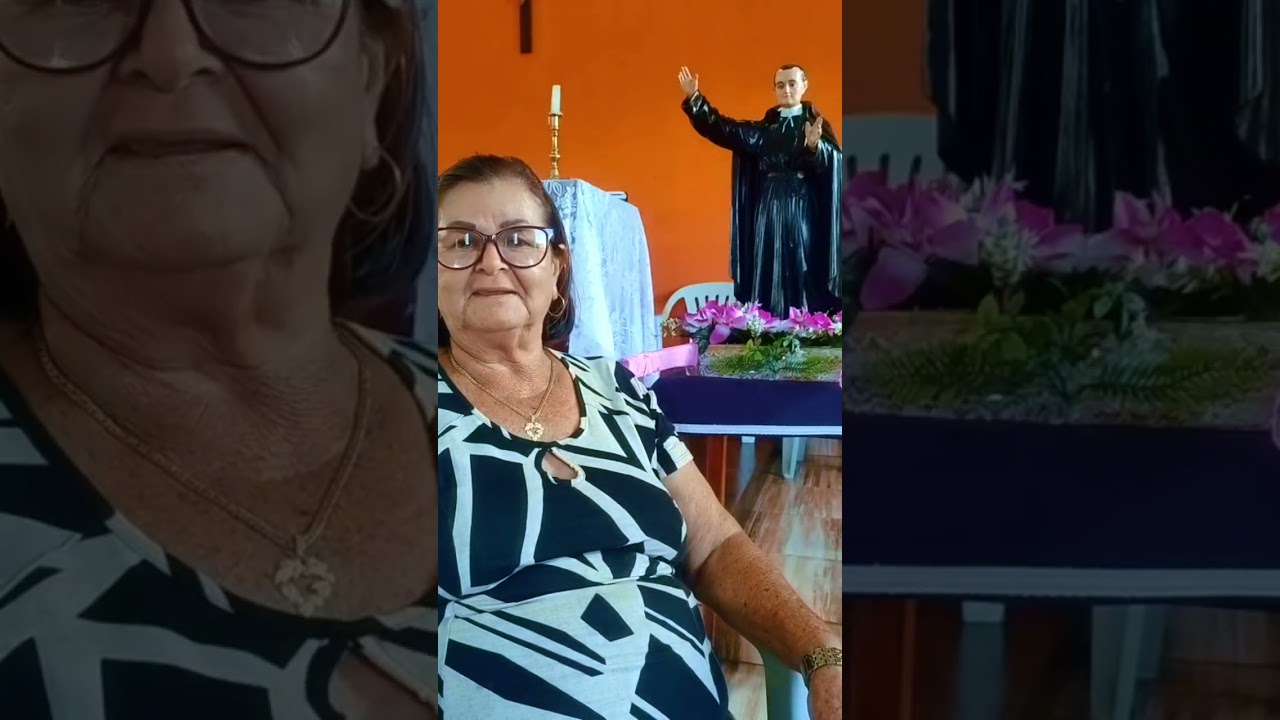 Dona Lídina Cristaldo Franco compartilhou um pouco da história da Capela São Clemente