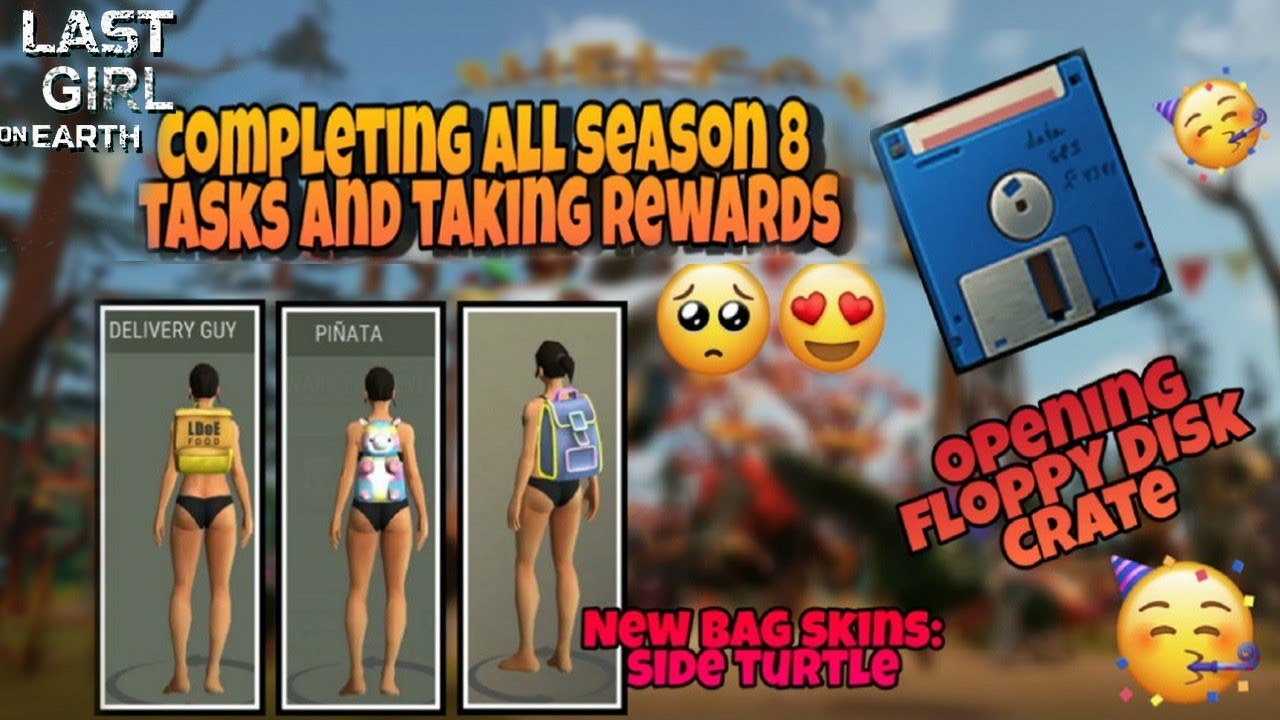 SEASON 8 ALL TASKS DONE & COLLECTING REWARDS | FLOPPY DISK | LAST DAY ON EARTH SURVIVAL | LDOE.