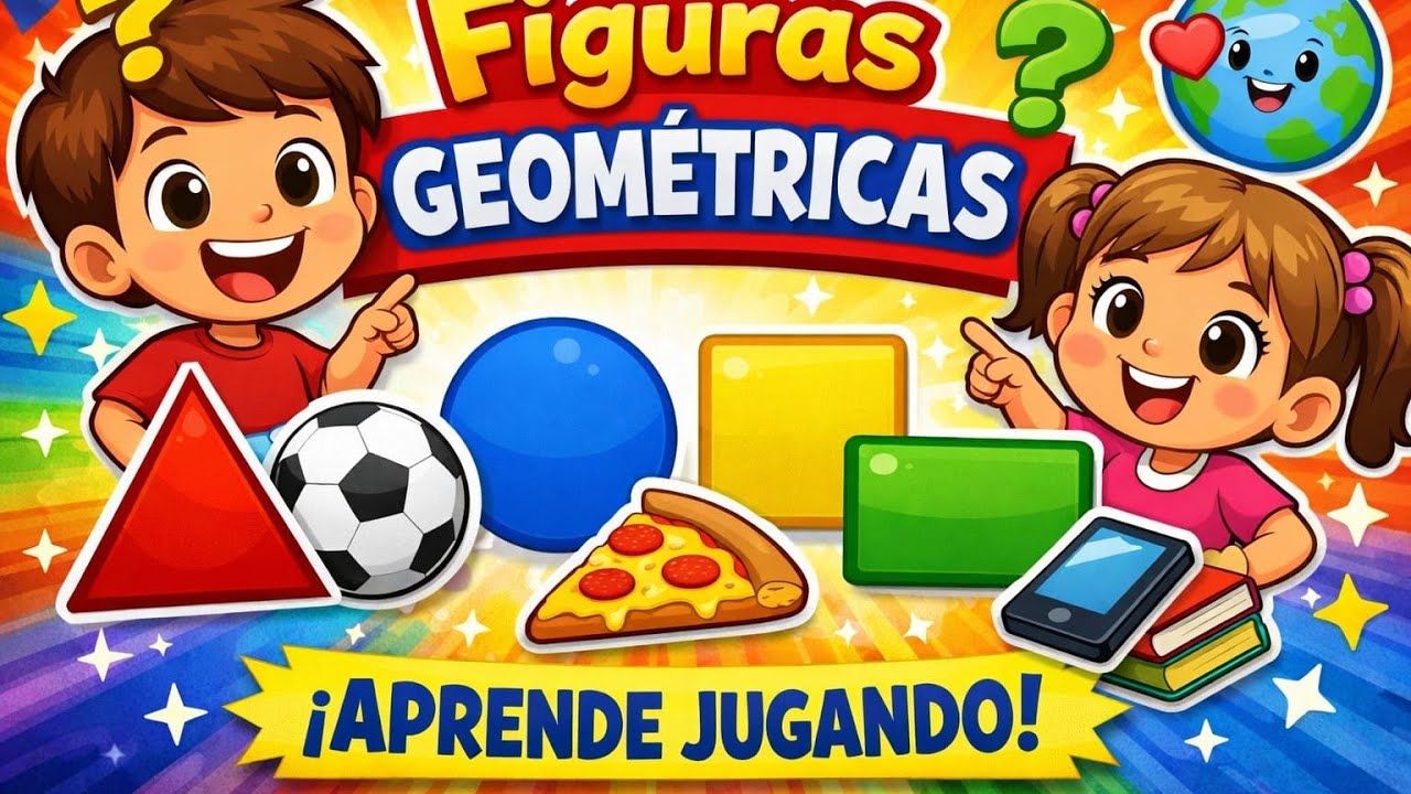 Figuras geométricas para niños 🔺🔵 Aprende las formas con ejemplos ...