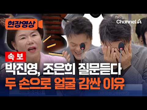 [속보] 박진영, 국감서 두손으로 얼굴 감쌌다 "증인선서 했으니까 믿어주세요" [현장영상] / 채널A