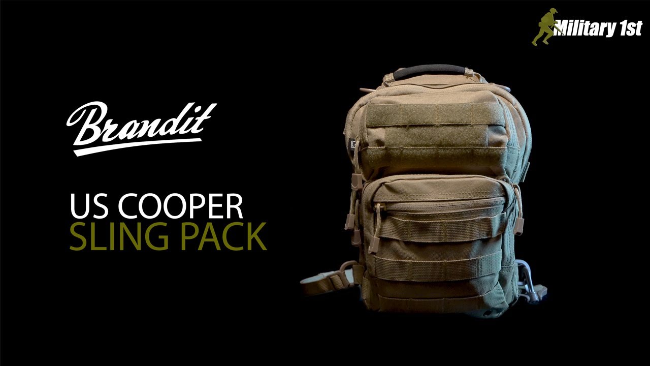 Brandit US Cooper Sling Pack - YouTube