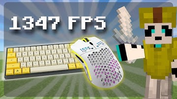 1000 fps Mouse + Keyboard ASMR w/Shaders | Relaxing 💤
