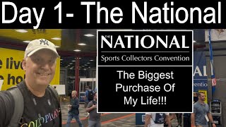 The National Card Show Day 1- The Biggest Purchase Of My Life!!!