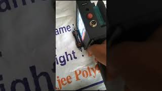 20 TO 50 kgs polymer bag 1 inch batch code printer call us +91-9737693302