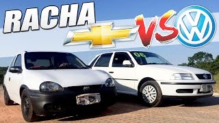 Racha de Carros: Gol X Corsa