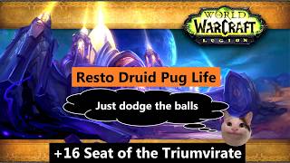 Seat of the Triumvirate +16 | Resto Druid PUG with Live Commentary | WoW Midnight 12.0.1