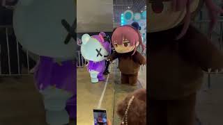 Cute bear marine at hololive expo#hololive #houshoumarine