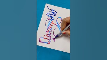 🎀 DIVYANSHI 🎀 Name #calligraphy #viralvideo #shorts