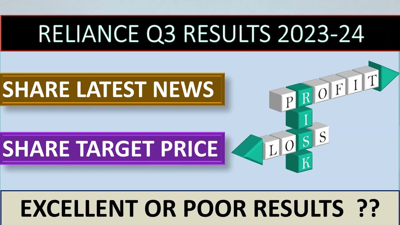 RELIANCE SHARE NEWS TODAY RIL RELIANCE RESULT TODAY RELIANCE Q3 RESULTS 2024 RIL SHARE LATEST NEWS