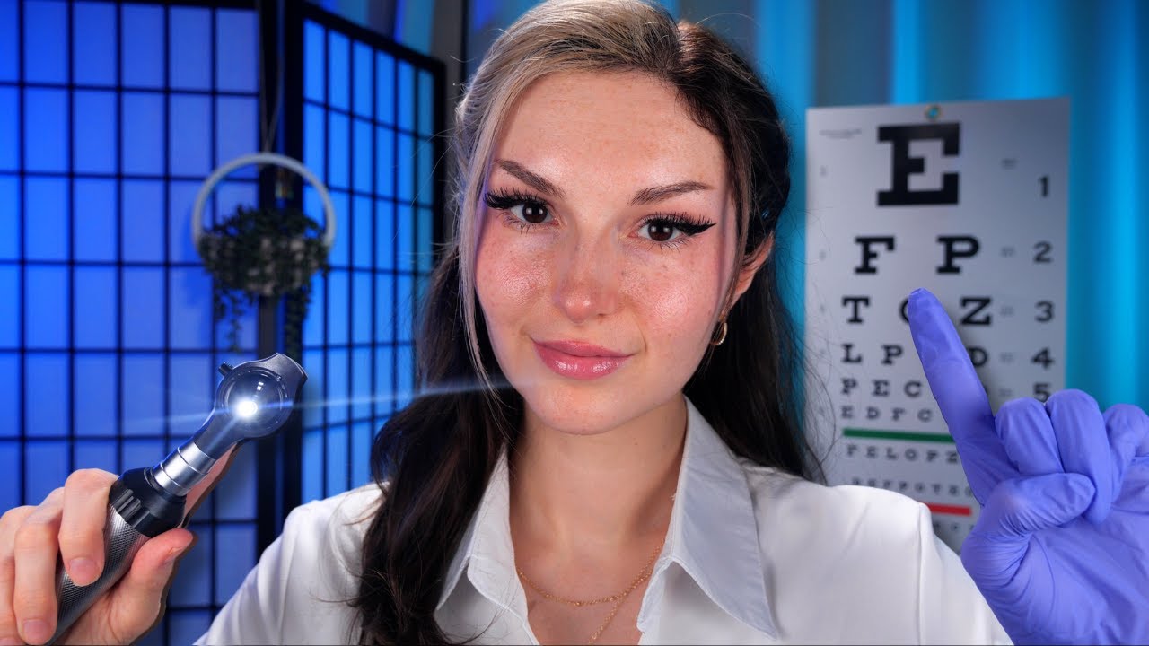 ASMR Detailed Eye Exam & Hearing Test | Medical ASMR Roleplay