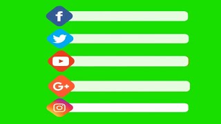 شاشة خضراء كروما تواصل الاجتماعي فيس بوك تويتر يوتيوب Green Screen Gmail Instagram