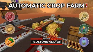 Automatic Crop Farm with the Redstone Add-On