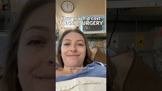 I got my tonsils removed 😷 #shorts