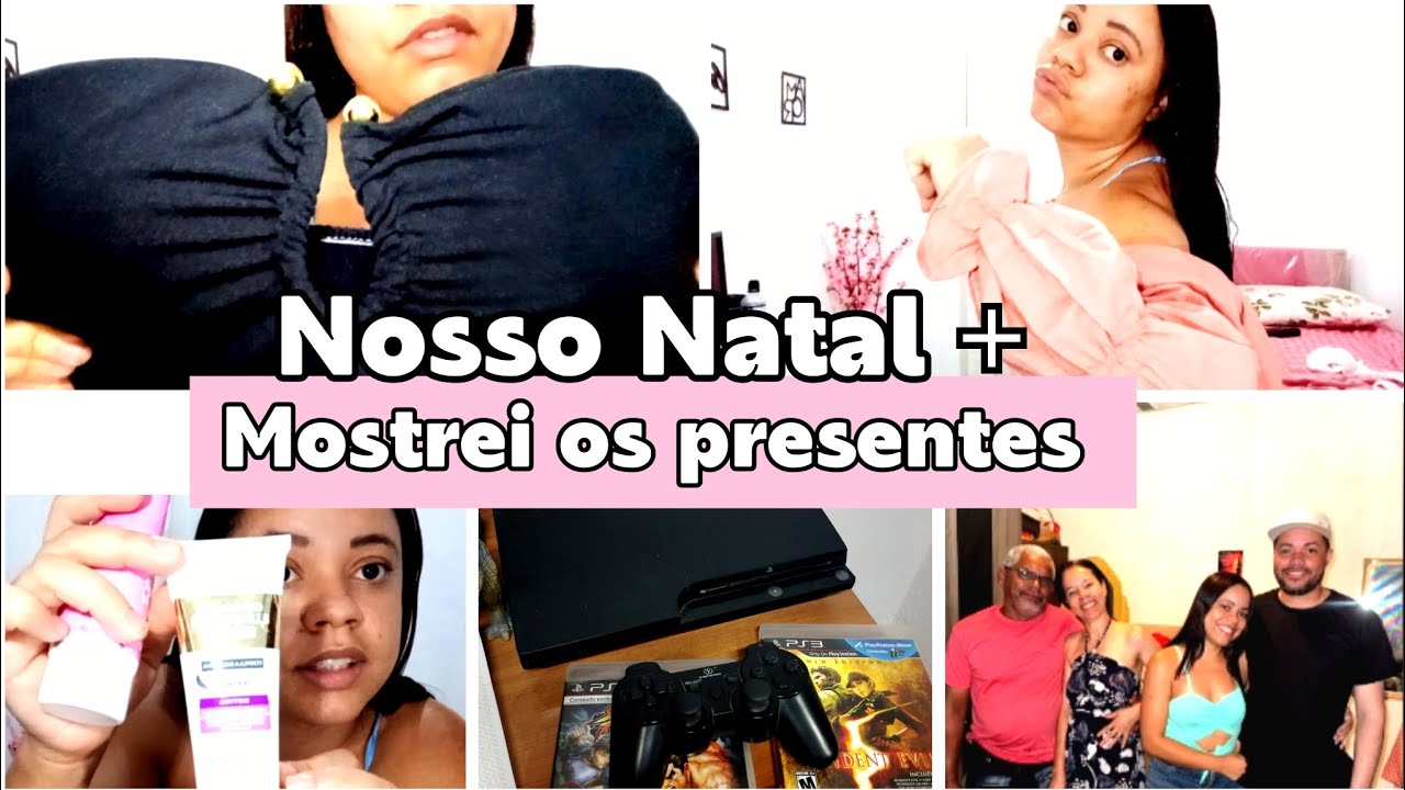 NOSSO NATAL EM FAMÍLIA 2025 🩷🥹📸 MOSTREI MEUS PRESENTES E DO MIKA 🩵🩷📸