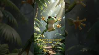 Frog Ki Super Jump Fail! 🐸💦 Funny Kids Story #shorts #viral