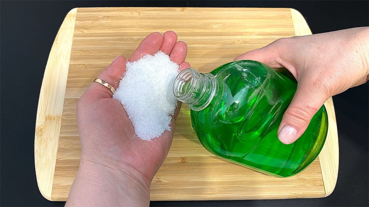 Mix detergent with SALT 😱 You won't believe the shocking result YouTube Mix detergent with SALT 😱 You won't believe the shocking result YouTube