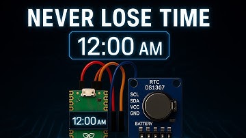 Raspberry Pi Pico with RTC DS1307 | Real-Time Clock Interfacing Tutorial (MicroPython)