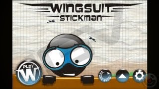 Wingsuit Stickman - iPhone Gameplay Video screenshot 5