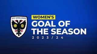 Goal of the Season vote - AFC Wimbledon Women 🟡🔵