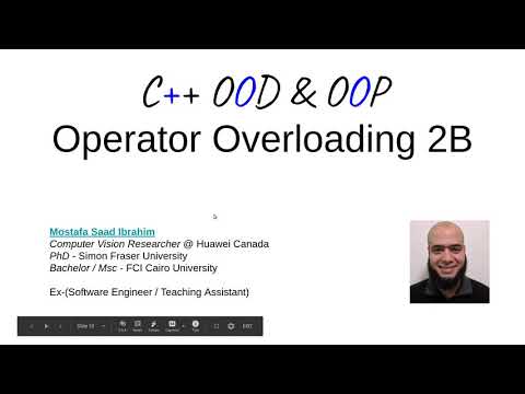 15 C++ OOD and OOP - OOP - Operator Overloading 2B