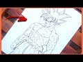 Como desenhar o Goku ultra instinto superior || How to Draw goku || Dragonball super