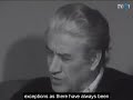 Capture de la vidéo Sergiu Celibidache - Interview In Romanian 1978