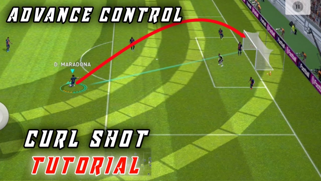 Curl Shots Tutorial | Pes 2021 Mobile Advance Control
