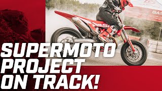 Supermoto project bike - on track!
