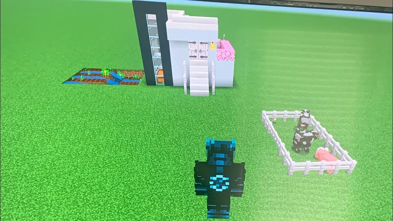 Minecraft house tutorial - YouTube