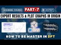 Materials Studio 2023 | Complete Tutorial Part 7 | Export Results and Plot in Origin