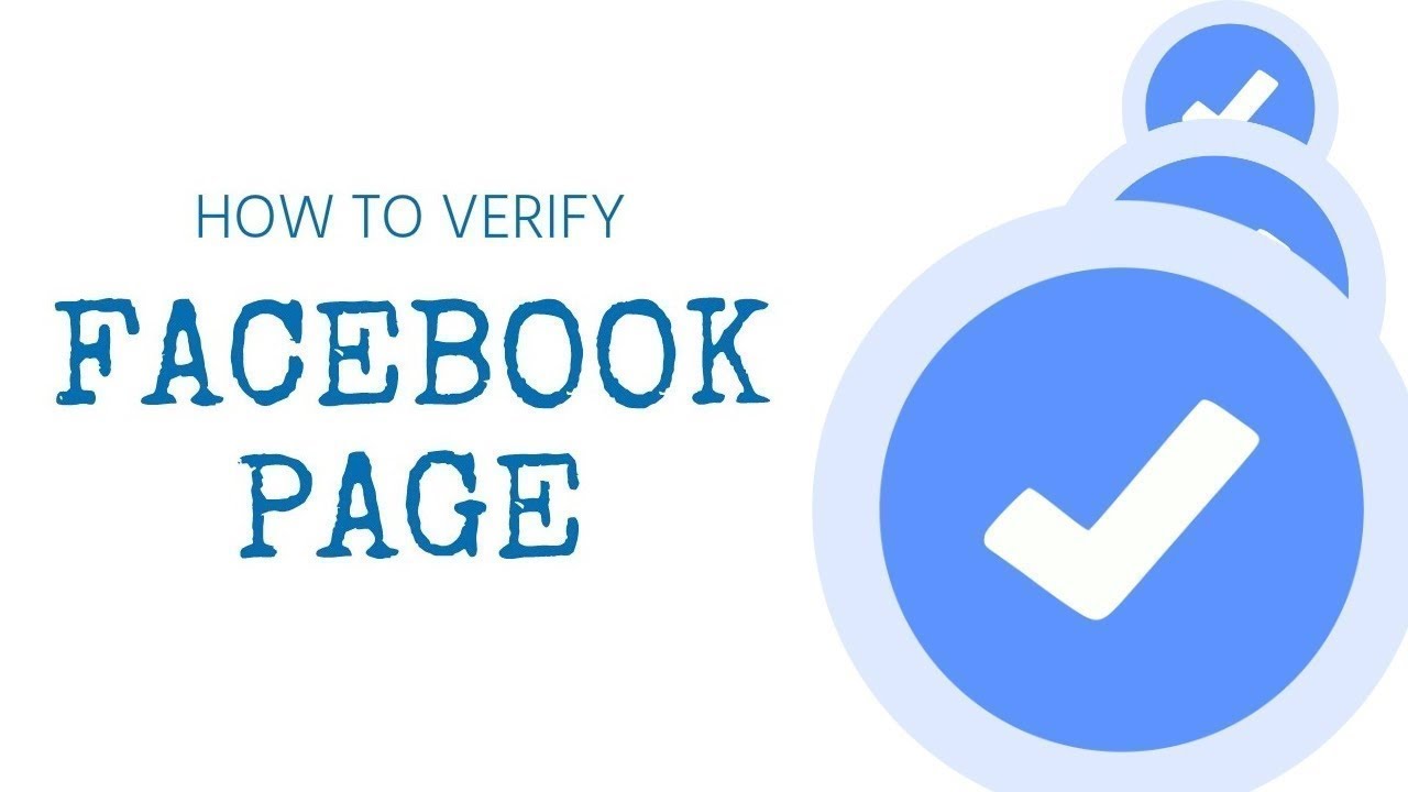 How To Verify Facebook Page 2018