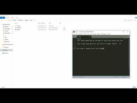 bat file move copy function