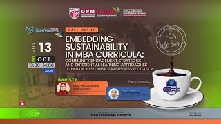 ESDpresso ll Embedding Sustainability in MBA Curricula