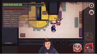 GeorgeNotFound Kills James Charles in Among Us Update