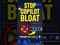 STOP Copilot Bloat: Permanent Windows 11 Fix (2026) 🚫