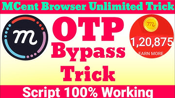 MCent Browser Unlimited Refer Trick 💥 MCent Browser Unlimited Refer Script