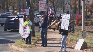 Protesters in southeast Charlotte call for end to border patrol operations | WSOC-TV