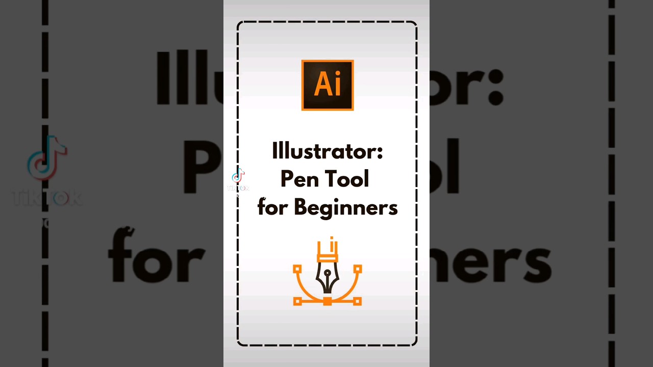 Adobe Illustrator: Pen tool for beginners.  