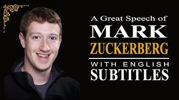 CS50 Lecture by Mark Zuckerberg 7 December 2005 | Great English Speeches with Subtitles.