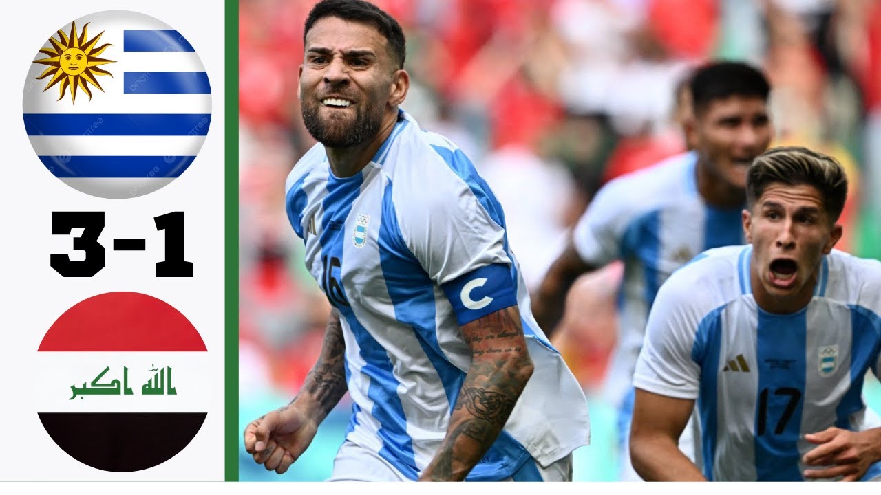 Argentina vs Iraq | Men's football group stage ⚽️ | Paris 2024 Highlights