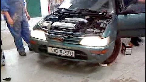 20v Silvertop engine in Corolla Station no exhaust