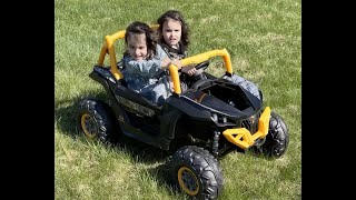 Realtree - Powerwheel kids 4x4 UTV with tesla upgrade!