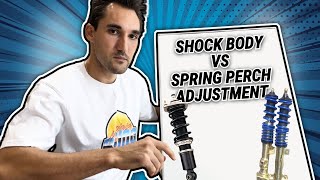 Shock Body VS Spring Perch Coilover Height Adjustment