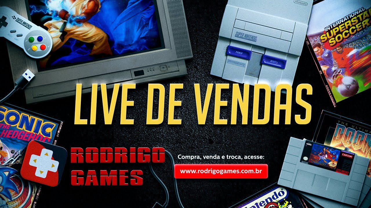 LIVE DE VENDAS! (Rodrigo Games) 09/12