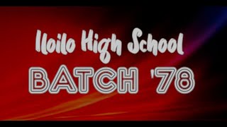 WELCOME IHS Batch '78
