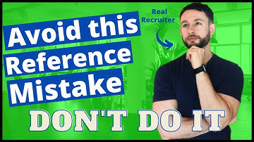 Should I Use My Boss As A Reference - (Recruiter Advice)