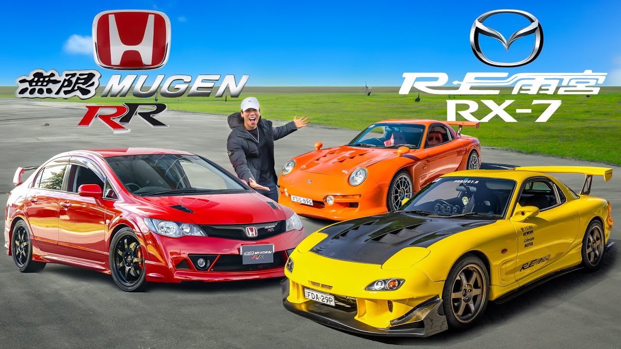 Mugen : Honda Civic Mugen RRと無限レーシングヒスト… JDM Legends Battle: Mugen RR Honda Civic Type R vs RE Amemiya