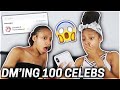 DMIng 100 celebrities & instagram stars! PT. 1( THEY RESPONDED!!)