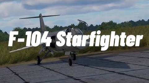 Lockheed F-104 Starfighter Cinematic Edit War Thunder (Paranoid by Black Sabath)