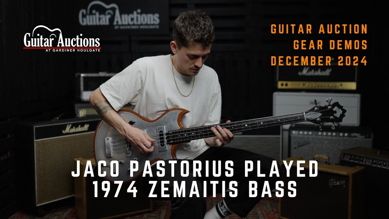 Jaco Pastorius - 1974 Zemaitis Custom fretless bass | Dec 2024